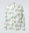 Jacquemus La Chemise Simon Shirt In Print Palmtrees Drawing W