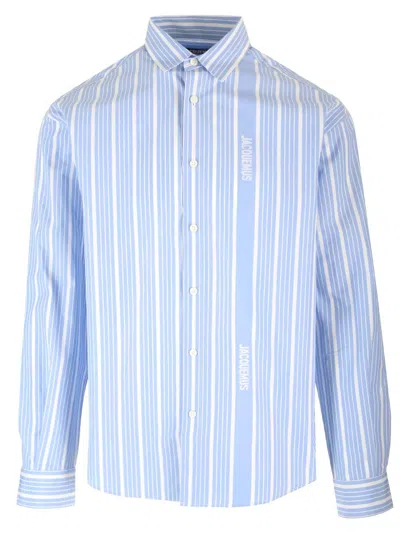 JACQUEMUS SIMON SHIRTS LIGHT BLUE
