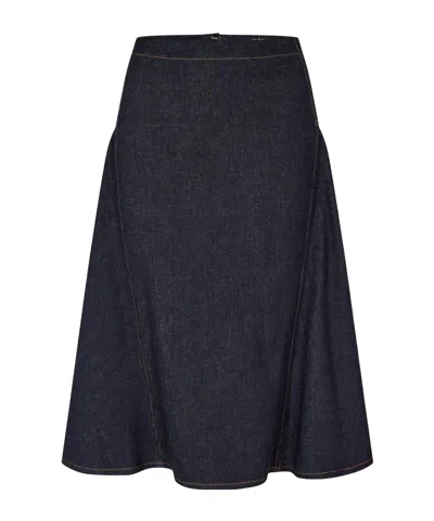 Jacquemus Simple Mini Skirt In Blue