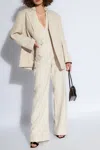 Jacquemus Single-breasted Blazer In Cream