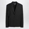 Jacquemus La Veste Carree Virgin Wool Blazer In Black
