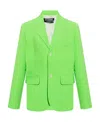 Jacquemus Single-breasted Suit Jacket In Green