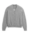 Jacquemus Single-breasted Wool Cardigan In Gray