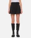 Jacquemus Single Front Pleated Bari Shorts In Black