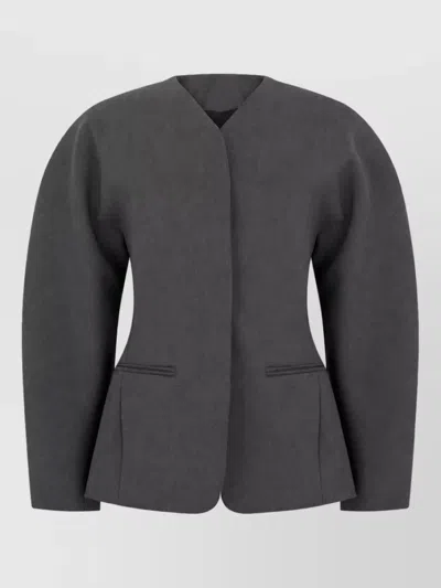 Jacquemus Single-breasted Blazer In Gray