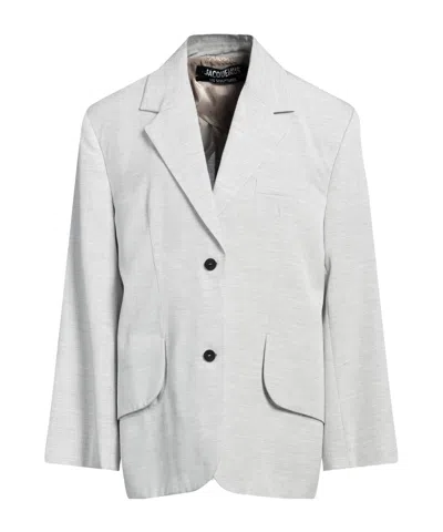 Jacquemus Single-breasted Blazer In Gray