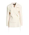 Jacquemus Single-breasted Blazer In White