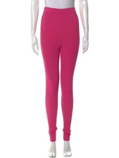 Pre-owned Jacquemus Skinny Leg Pants In Pink