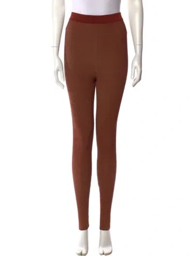 Pre-owned Jacquemus Skinny Leg Pants In Red