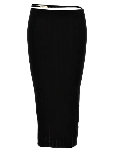 Jacquemus Skirt In Black