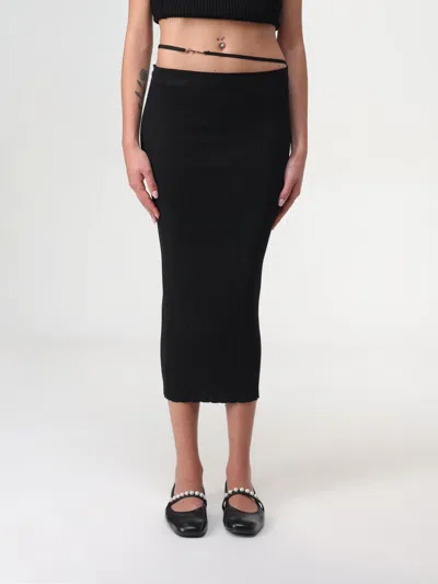 Jacquemus Skirt  Woman Color Black In Schwarz