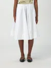 Jacquemus Salon Skirt In White