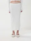 Jacquemus Skirt  Woman Color White In Weiss