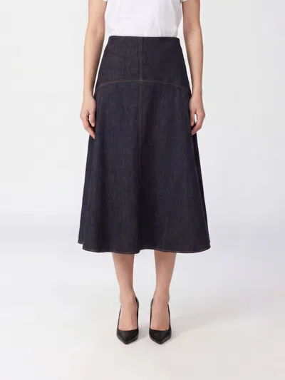 Jacquemus Skirt Woman Color Navy In 海军蓝