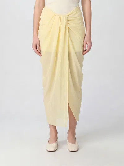 Jacquemus Skirt Woman Color Yellow