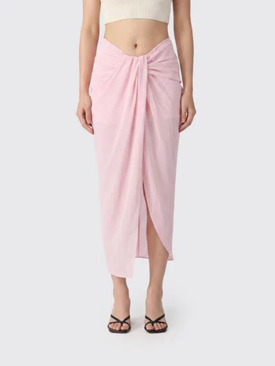 JACQUEMUS JACQUEMUS POLYESTER PAREO SKIRT,I48801010