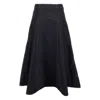 Jacquemus Nimes Triangle Flared Skirt In Black