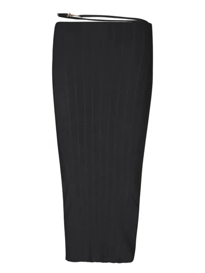 Jacquemus Black La Jupe Pral Skirt
