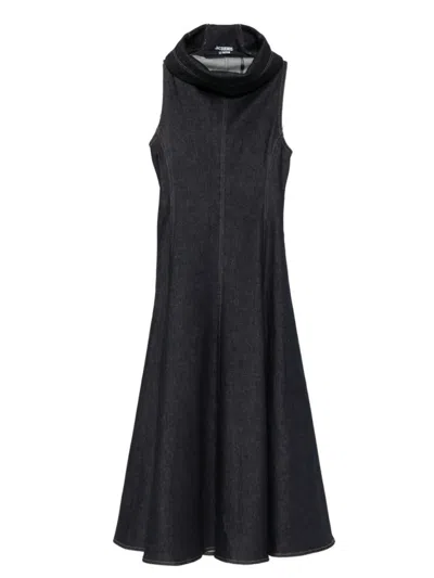 JACQUEMUS SLEEVELESS A-LINE DRESS