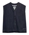 Jacquemus Gilet Salon Ne-nîmes In Black