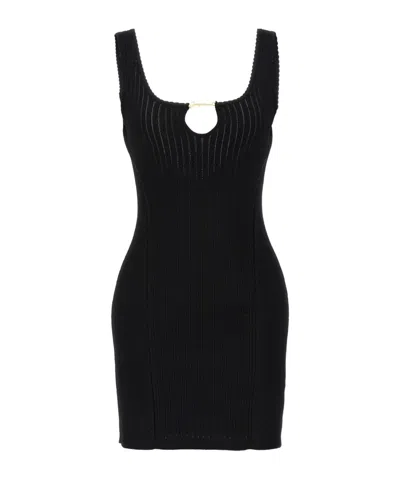 Jacquemus Viscose Dress In Black