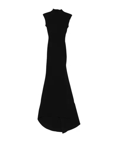 JACQUEMUS JACQUEMUS THE ALBA GATHERED COLUMN DRESS