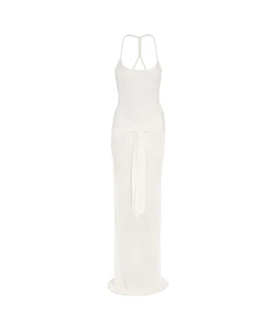 Jacquemus Sleeveless Dress In White