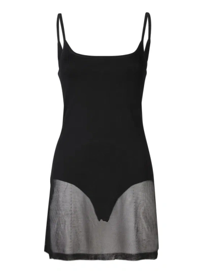 Jacquemus Sleeveless Dress With Thin Straps In Black