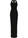 Jacquemus Sleeveless Midi Dress In Black