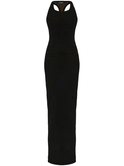 Jacquemus Sleeveless Midi Dress In Black
