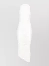 Jacquemus Sleeveless Midi Dress Gathered Detail In White