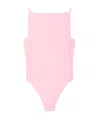 Jacquemus The Sole Open-back One-piece Swimsuit In Pink