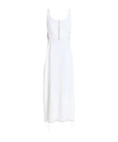 Jacquemus Sleeveless Solid-color Dress In White