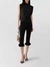 Jacquemus Black Boat Neck Logo Top