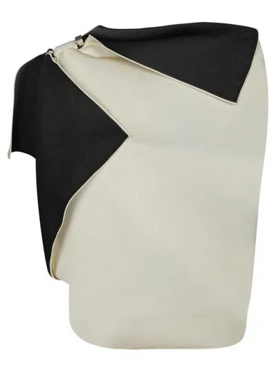 Jacquemus Sleeveless Top With Side Zip Closure In Yellow