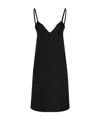 Jacquemus Sleeveless Wool Dress In Black