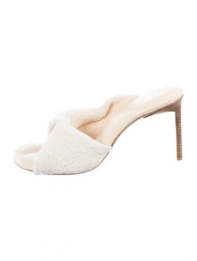 Pre-owned Jacquemus Slides In Neutral