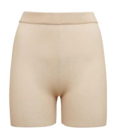 Jacquemus Slim-fit Casual Shorts In Nude
