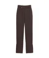 Jacquemus Slit Casual Pants In Black
