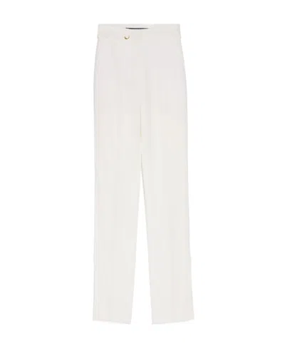Jacquemus Slit Pants In White