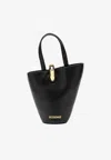 Jacquemus Black The Small Bambola Bucket Bag In Black