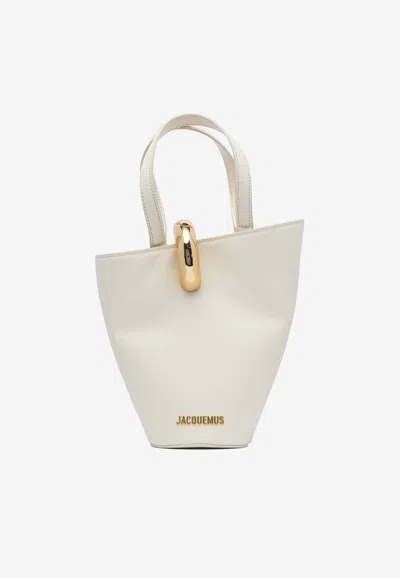 JACQUEMUS SMALL BAMBOLA LEATHER BUCKET BAG