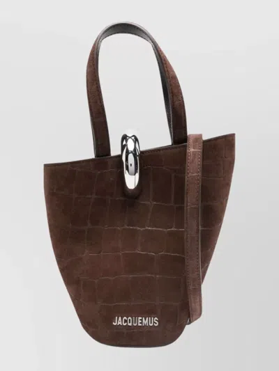 JACQUEMUS SMALL BUCKET BAG TOP HANDLE
