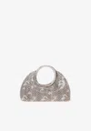 Jacquemus Small Calino Snake-embossed Leather Handbag