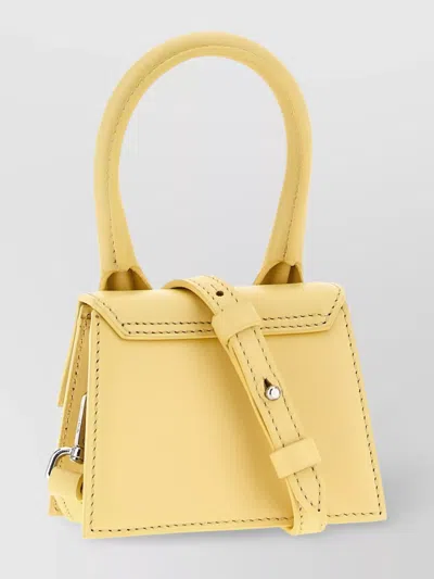 Jacquemus Small Handbag With Adjustable Strap And Metal Hardware