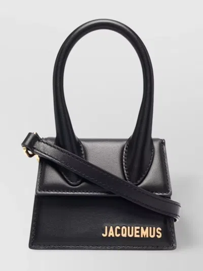 Jacquemus Small Handle And Removable Shoulder Strap In Black
