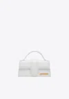 Jacquemus Small Le Bambino Leather Top Handle Bag In White