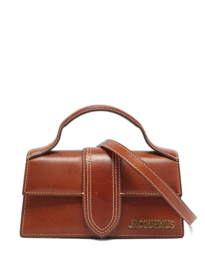 Pre-owned Jacquemus Small Le Bambino Tote Bag In Brown
