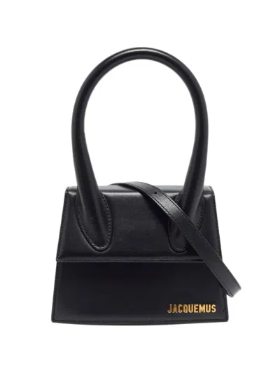 Pre-owned Jacquemus Small Le Chiquito Moyen Tote Bag In Black
