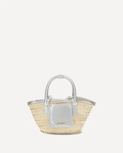 Jacquemus Small Le Panier Solis Handbag In Neutral